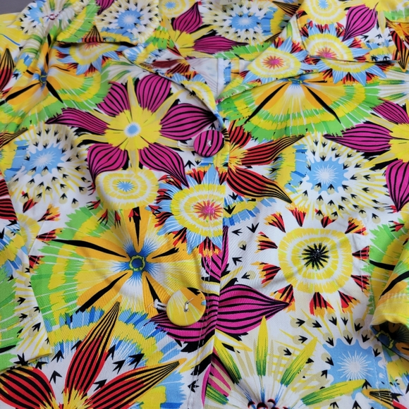 Bamboo Traders Jacket Women Plus Size 1X 3/4 Sleeve 3 Button Lightweight Shacket - Picture 3 of 12